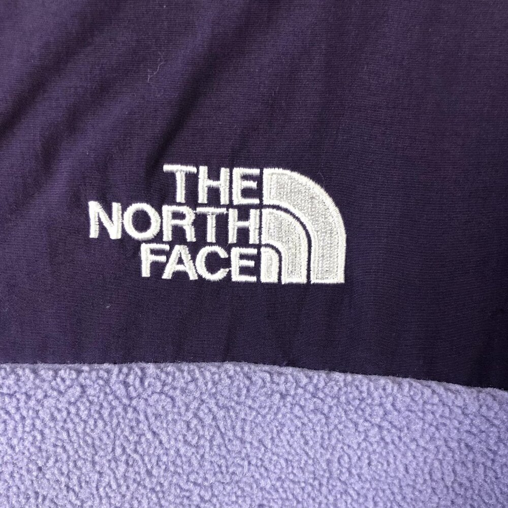 The North Face Jacket Womens L Purple Polartec Fleece Full Zip Logo Outdoor - Picture 12 of 16